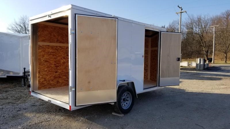 Pace American 6x12 Outback Deluxe Cargo Trailer W Barn Doors Ebay