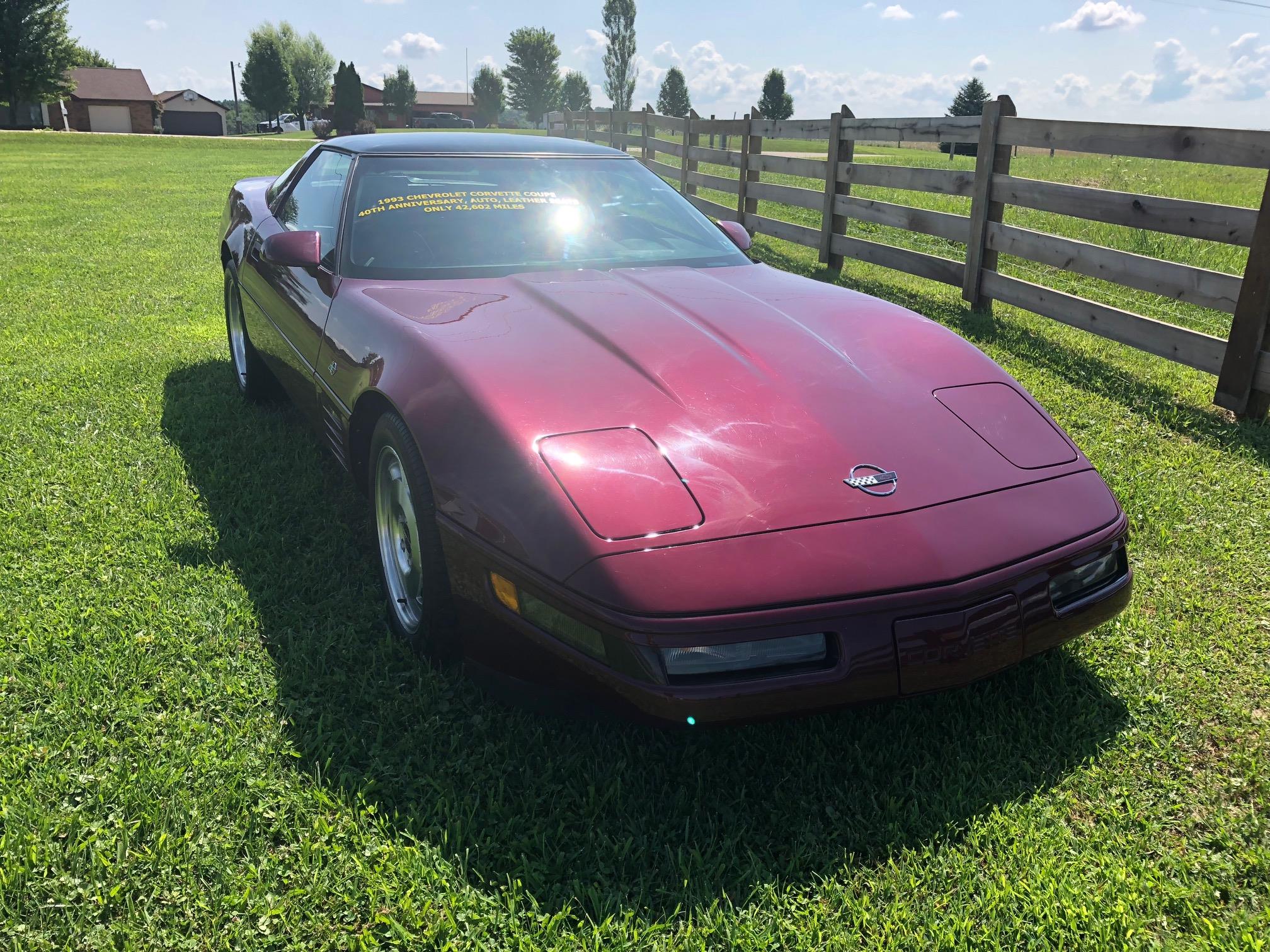 1993 Chevrolet Corvette 40TH ANNIVERSARY | eBay